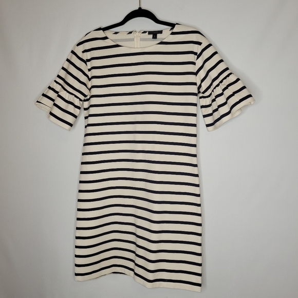 J. Crew Striped Bell Sleeve Dress - Picture 8 of 14